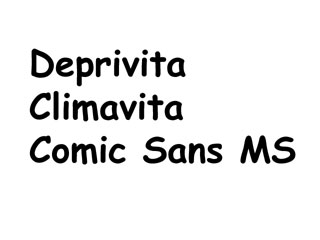 comicsans